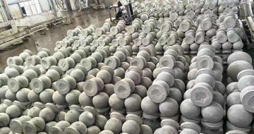 南宁芝麻白圆球 石球 挡车球