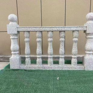 南宁芝麻白阳台栏杆 花岗岩栏杆