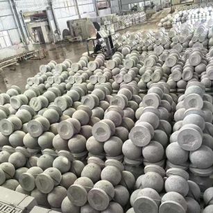 南宁芝麻白圆球 石球 挡车球