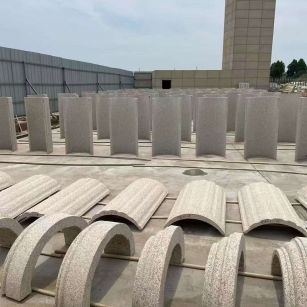 南宁黄金麻别墅柱皮 异形 线条定制